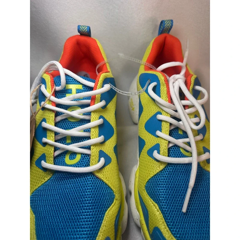 HOLO Footwear Nephelae Womens 9.5 Yellow Blue Sustainable Sneakers‎ HW511017 NEW